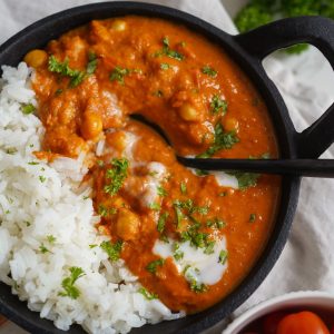 Kichererbsen Tikka Masala: Hülsenfrüchte leicht verdaulich zubereiten